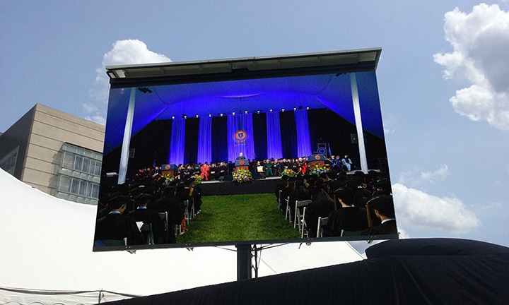 Commencement LED wall Trailer